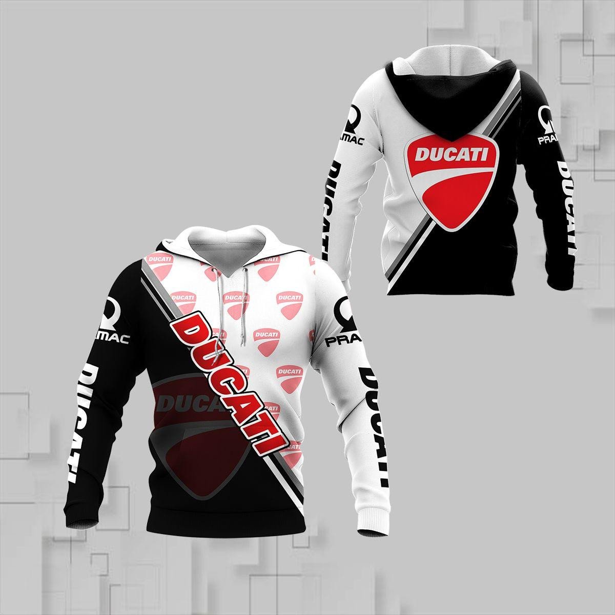 Ducati Pramac Racing All Over Print Hoodie, Zip Hoodie 473