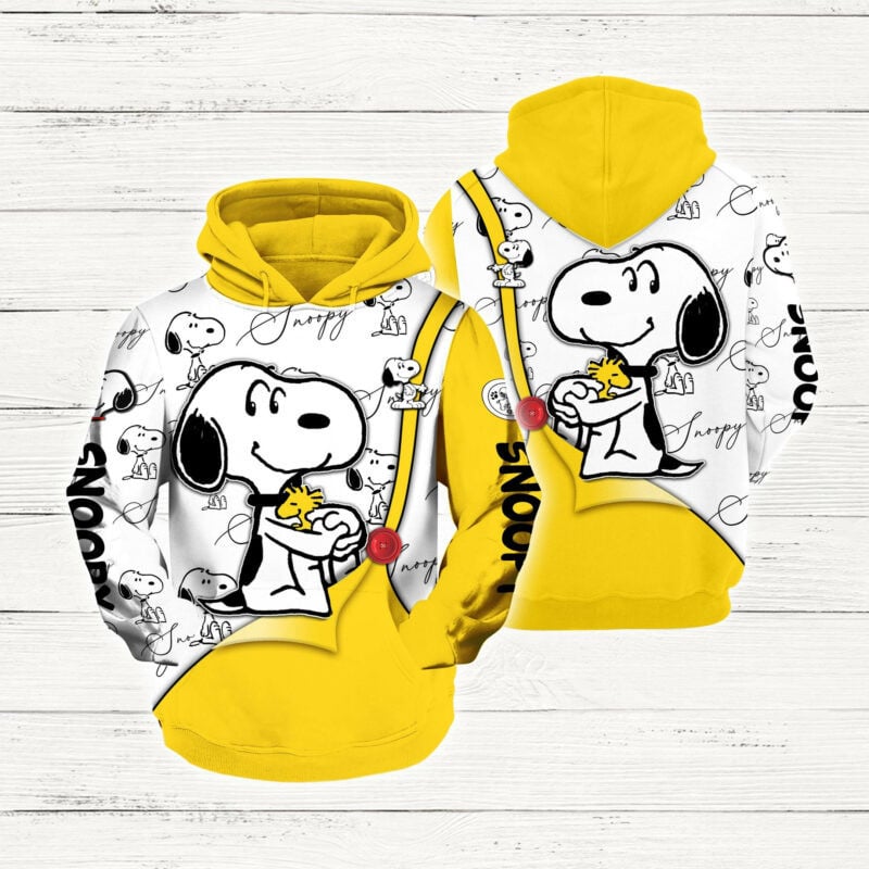 Cartoon Character Fall Snoopy Hoodie All Over Printed 3d Unisex Men Women
