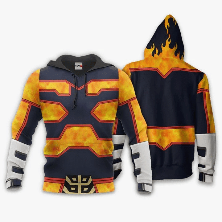 Endeavor Anime Manga My Hero Academia For Men And Women 3d Hoodie Zip Hoodie