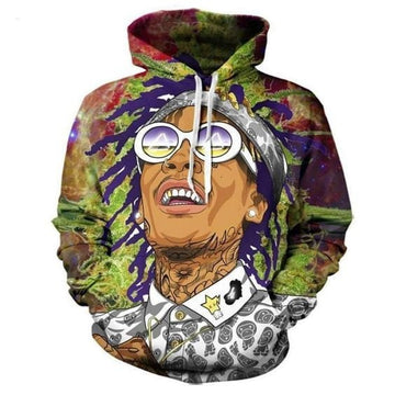 Unicomidea Men S Hoodies Wiz Khalifa Fashion 3d Hip Hop
