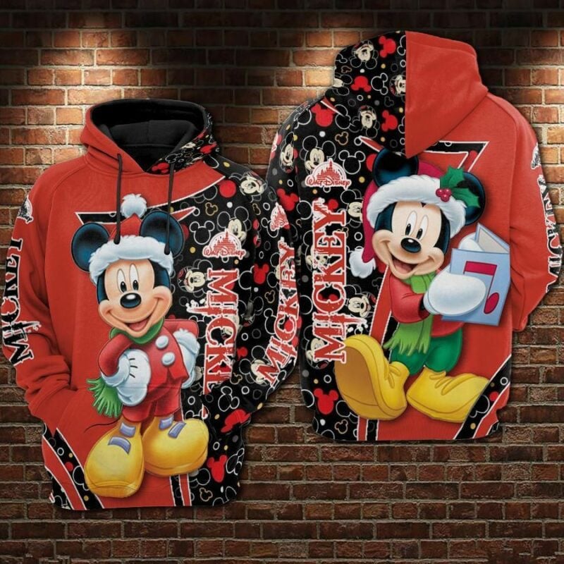 Mickey Mouse Movies Disney 6 Over Print 3d Hoodie Zip Hoodie