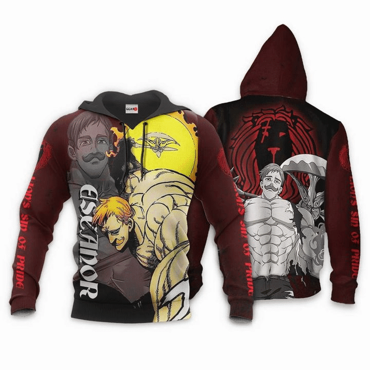 Lions Sin Of Pride Escanor Seven Deadly Sins Anime Manga For Men And Women 3d Hoodie Zip Hoodie