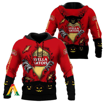 Scary Night Halloween Stella Artois Hoodie &amp; Zip Hoodie