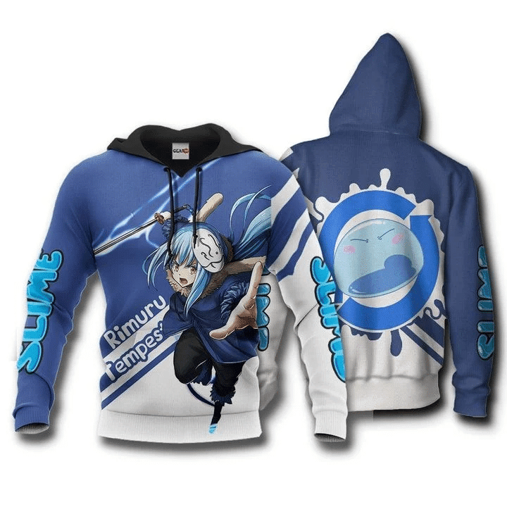 Rimuru Tempest Tensura Anime Manga For Men And Women 3d Hoodie Zip Hoodie