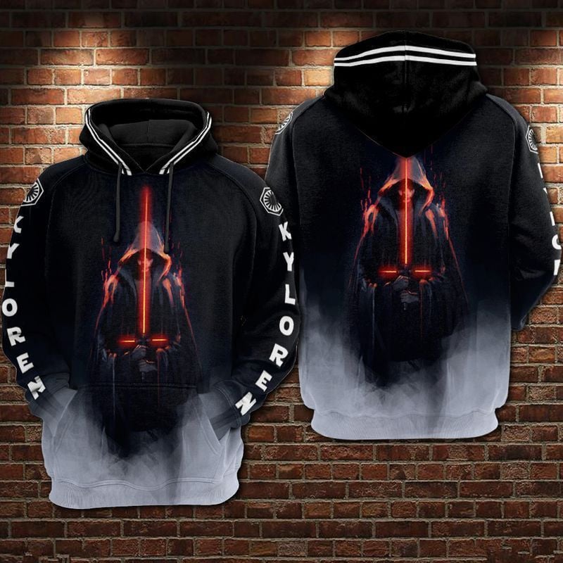 For Star Wars Lovers Kylo Ren Red Electric Sword 3d Hoodie