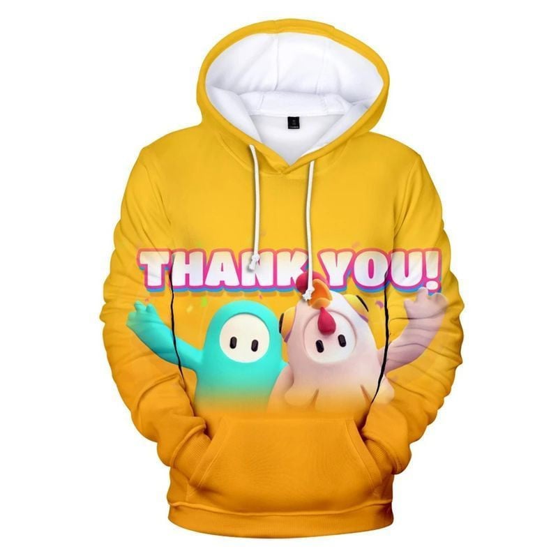 Fall Guys Over Print 3d Hoodie Zip Hoodie 3