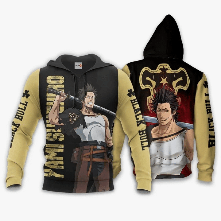 Yami Sukehiro Anime Manga Black Clover Black Bull For Men And Women 3d Hoodie Zip Hoodie