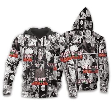 Hxh Chrollo Lucilfer Hunter X Hunter Anime Manga For Men And Women 3d Hoodie Zip Hoodie
