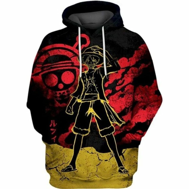 Heroic Monkey D Luffy One Piece 3d Hoodie