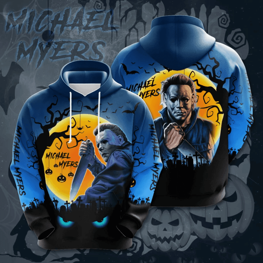 Michael Myers Boogeyman Halloween Scary Night 3d Hoodie