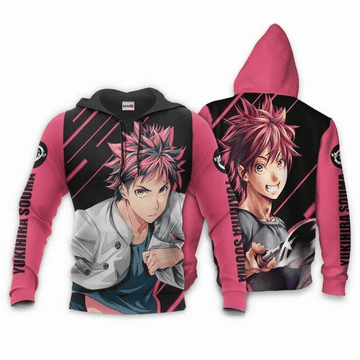 Food Wars Yukihira Souma Shokugeki No Soma Anime Manga For Men And Women 3d Hoodie Zip Hoodie