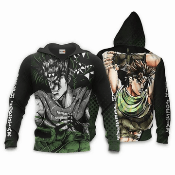 Joseph Joestar Anime Manga Jojo's Bizarre Adventure For Men And Women 3d Hoodie Zip Hoodie