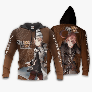 Rudeus Greyrat Anime Manga Mushoku Tensei For Men And Women 3d Hoodie Zip Hoodie