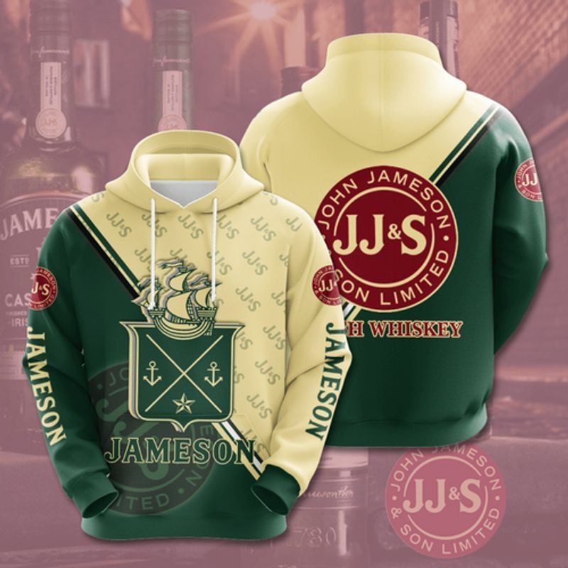 Jameson Irish Whiskey 3d Hoodie