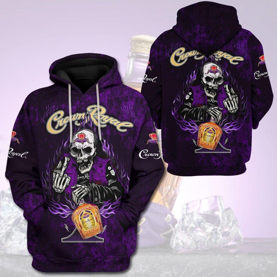 Crown Royal Drunk Skull Trending Hoodie 521