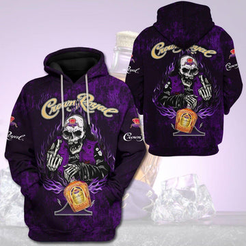Crown Royal Drunk Skull Trending Hoodie 521