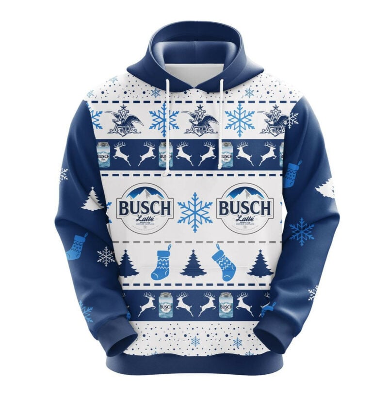 Busch Latte Beer Christmas Christmas Cute Noel Mc Ugly Hoodie 3d