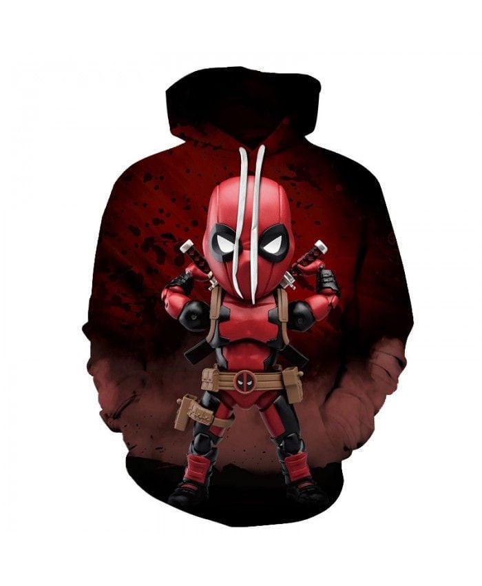 Deadpool Hoodie 3d