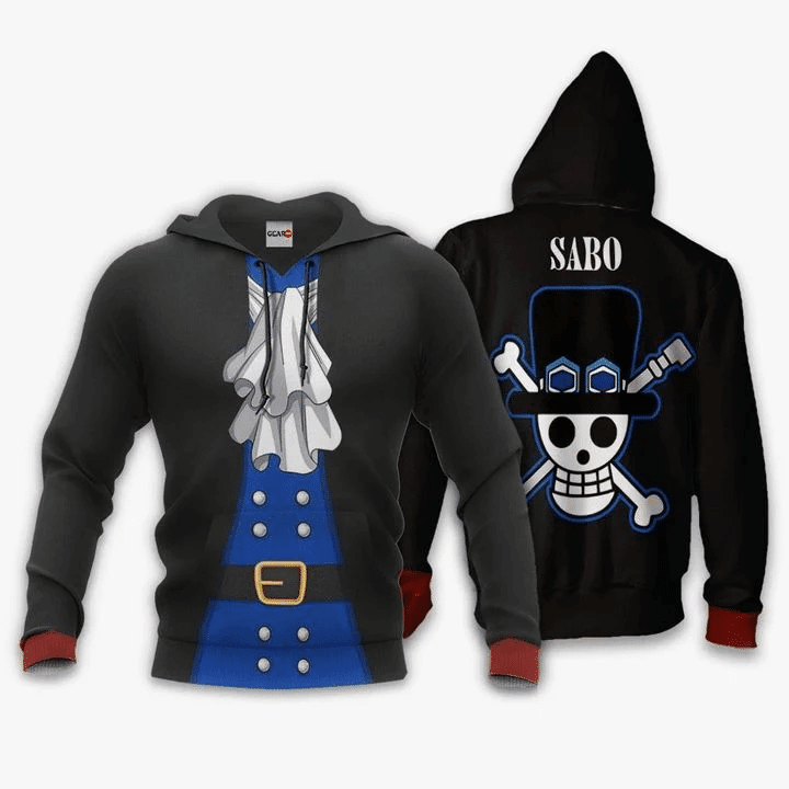 One Piece Sabo Anime Manga For Men And Women 3d Hoodie Zip Hoodie