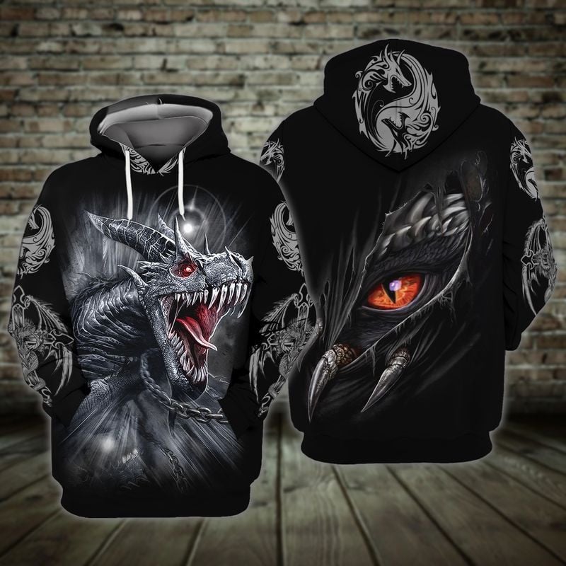 Loves Dragon For Men And Women 3d Hoodie Zip Hoodie