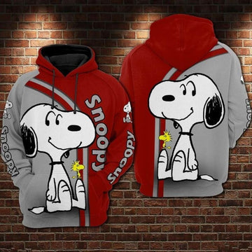 Disney Snoopy Cute Lover 3d Hoodie Zip Hoodie