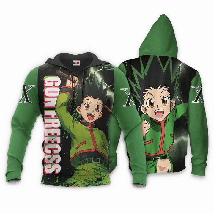 Gon Freecss Hunter X Hunter 1 Anime Manga For Men And Women 3d Hoodie Zip Hoodie