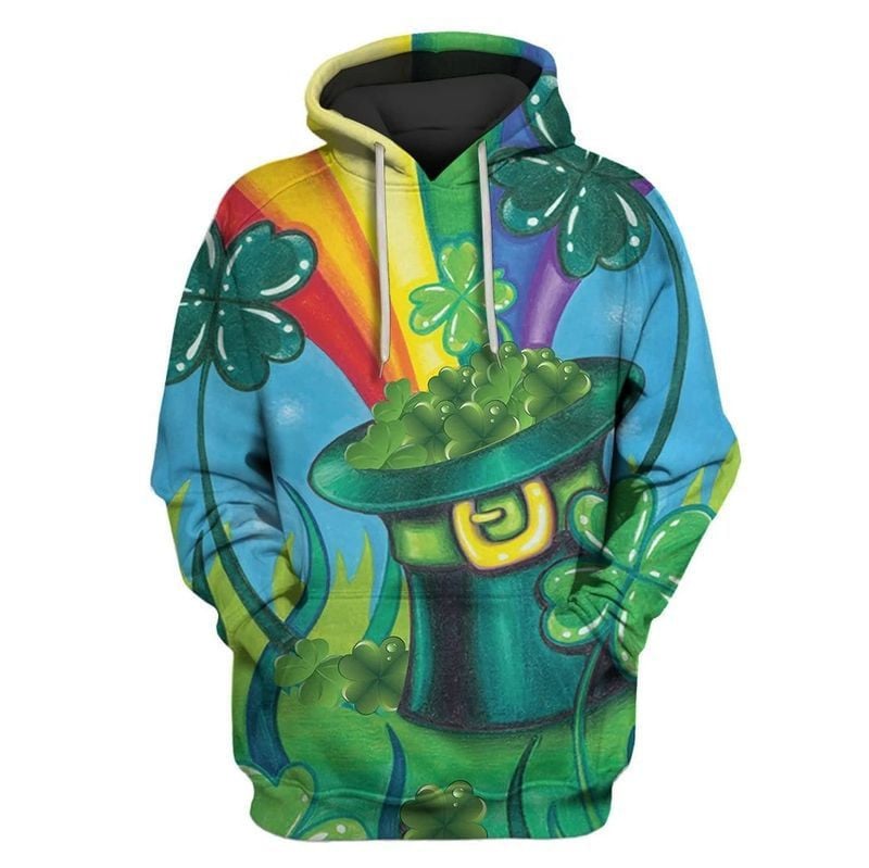 Funny Saint Patrick's Day Over Print 3d Hoodie Zip Hoodie