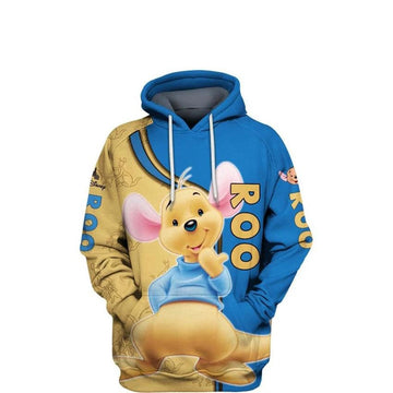 Roo Winnie The Pooh Disney, Cute Roo Young Kangaroo All Over Print Hoodie