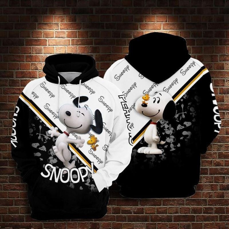 For Snoopy Lovers Love Life And Naughty 3d Hoodie