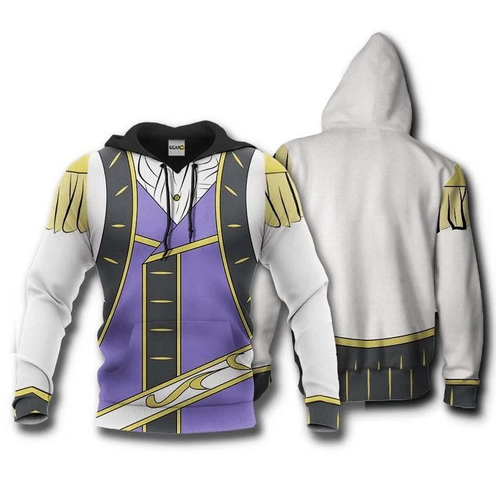 Code Geass Schneizel El Britannia Anime Manga For Men And Women 3d Hoodie Zip Hoodie