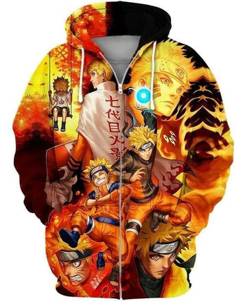 Naruto For Men And Women 3d Hoodie Zip Hoodie