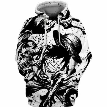 Ink Monkey D Luffy One Piece All Over Printing 3d Hoodie