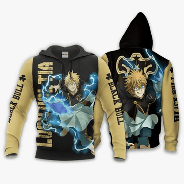Luck Voltia Anime Manga Black Clover Black Bull For Men And Women 3d Hoodie Zip Hoodie