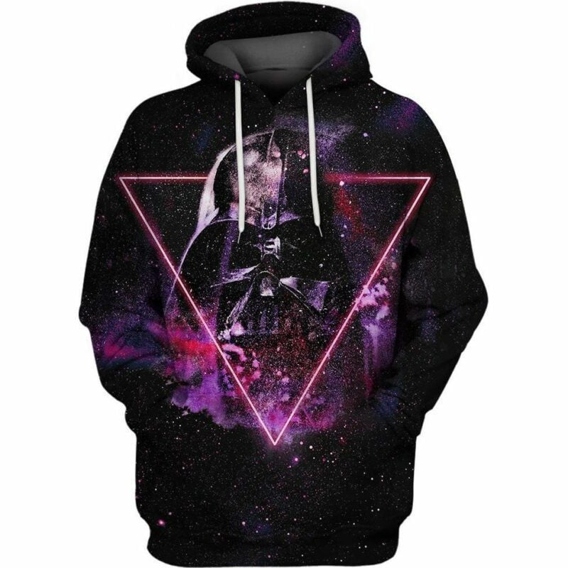 Darth Vader Symmetry Star Wars Over Print 3d Hoodie Zip Hoodie