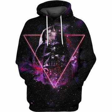 Darth Vader Symmetry Star Wars Over Print 3d Hoodie Zip Hoodie