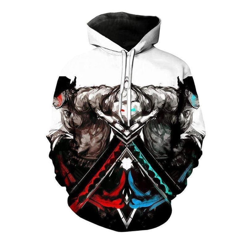 One Piece Zoro Mirror Over Print 3d Hoodie Zip Hoodie