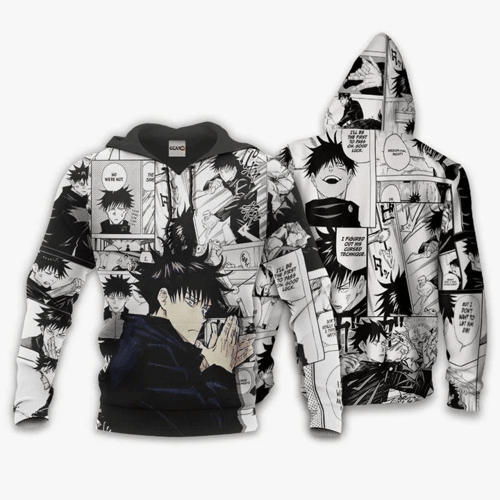 Megumi Fushiguro Anime Manga Jujutsu Kaisen For Men And Women 3d Hoodie Zip Hoodie