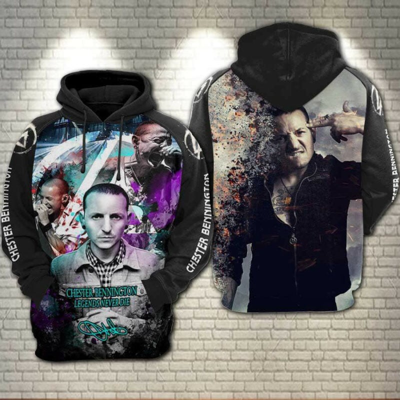 Chester Bennington Linkin Park All-over Print 3d Hoodie Zip Hoodie