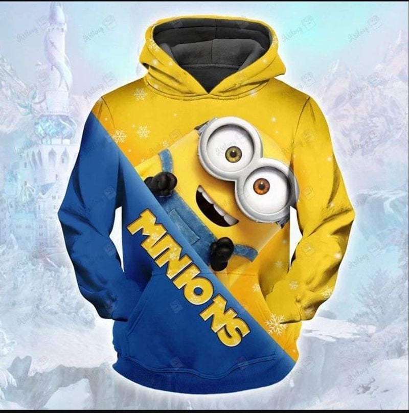 Minion 3d Full Printing Hoodie