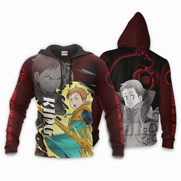 King Anime Manga Seven Deadly Sins Grizzly's Sin Of Sloth For Men And Women 3d Hoodie Zip Hoodie