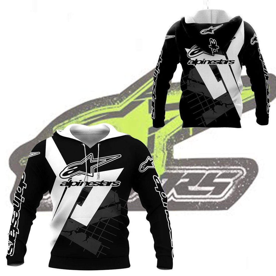 Alpinestars Shirt Fan Gift 196, Stylist Unisex 3d Hoodie Zip Hoodie