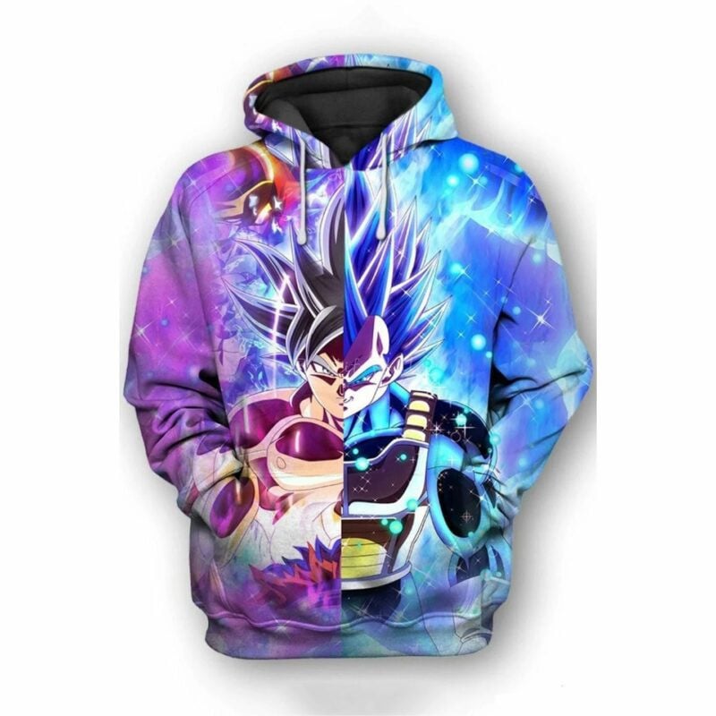 Goku Cartoon Dragon Ball Anime Manga 13 Over Print 3d Hoodie Zip Hoodie