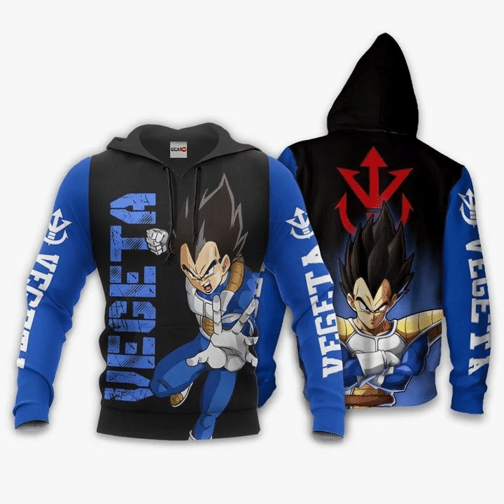 Vegeta Dragon Ball Anime Manga For Men And Women 3d Hoodie Zip Hoodie