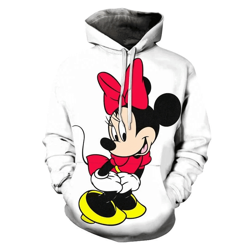 Happy Minnie Mouse Cartoon 3d ? 3d Hoodie For Men Women All Over 3d Printed Hoodie