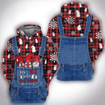 Just A Girl Who Loves Gnomes Christmas Hoodie Zip Hoodie