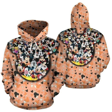 Mickey Mouse Disney, Mickey Mouse Logo, Mickey Mouse Face Disney Aop Hoodie