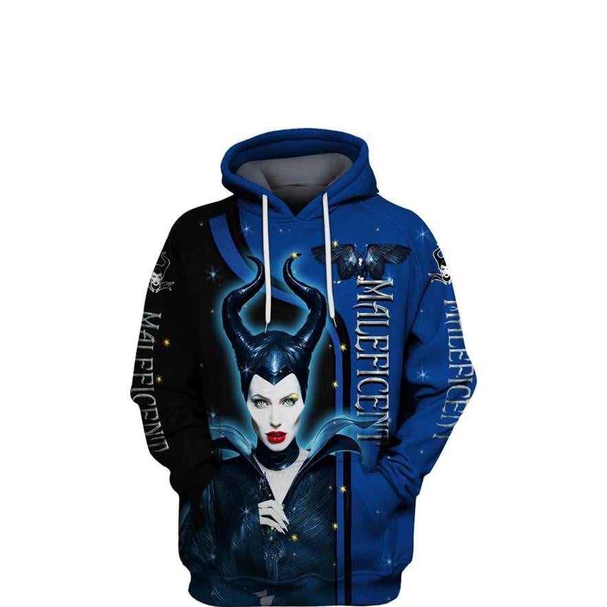 Maleficent Disney Villains, Maleficent Sleeping Beauty Disney All Over Print Hoodie