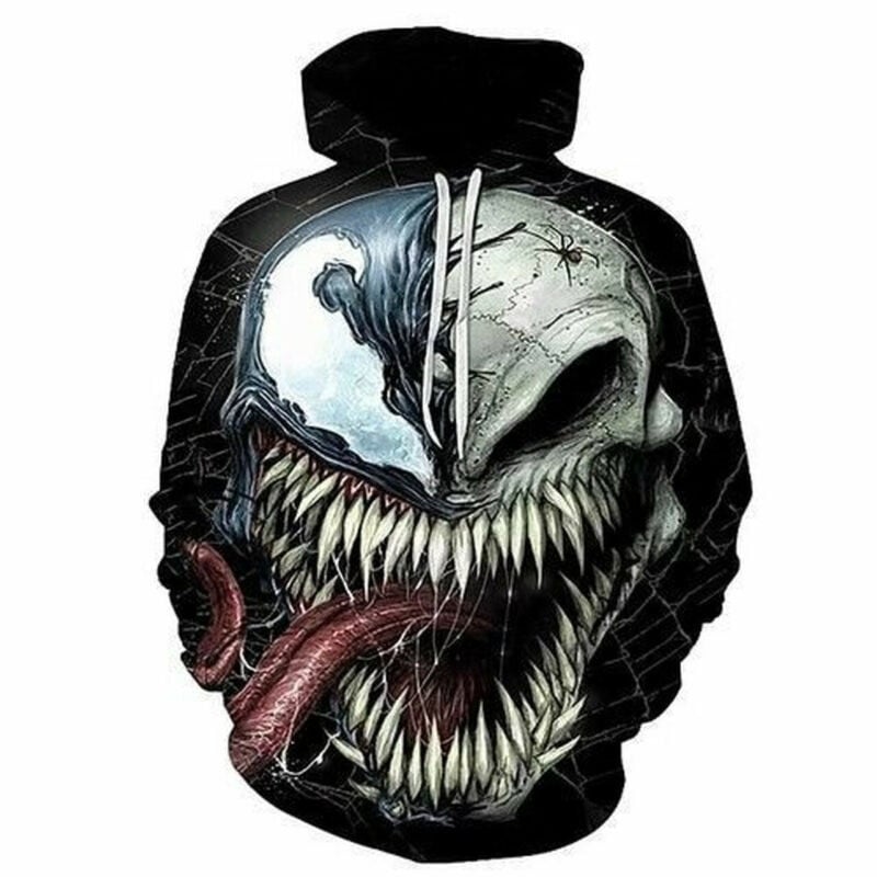 Venom 3d All Over Printed Hoodie