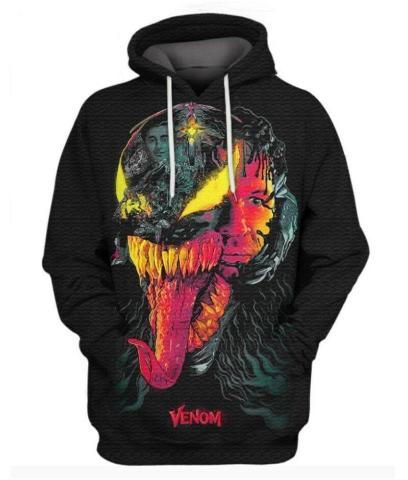 Marvel Venom Hoodie Eddie And Venom 3d Hoodie Zip Hoodie