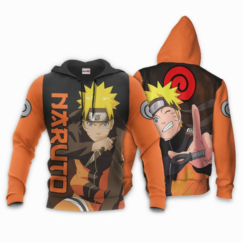 Naruto Hoodie Custom Symbol And Characters Naruto Anime Shirts